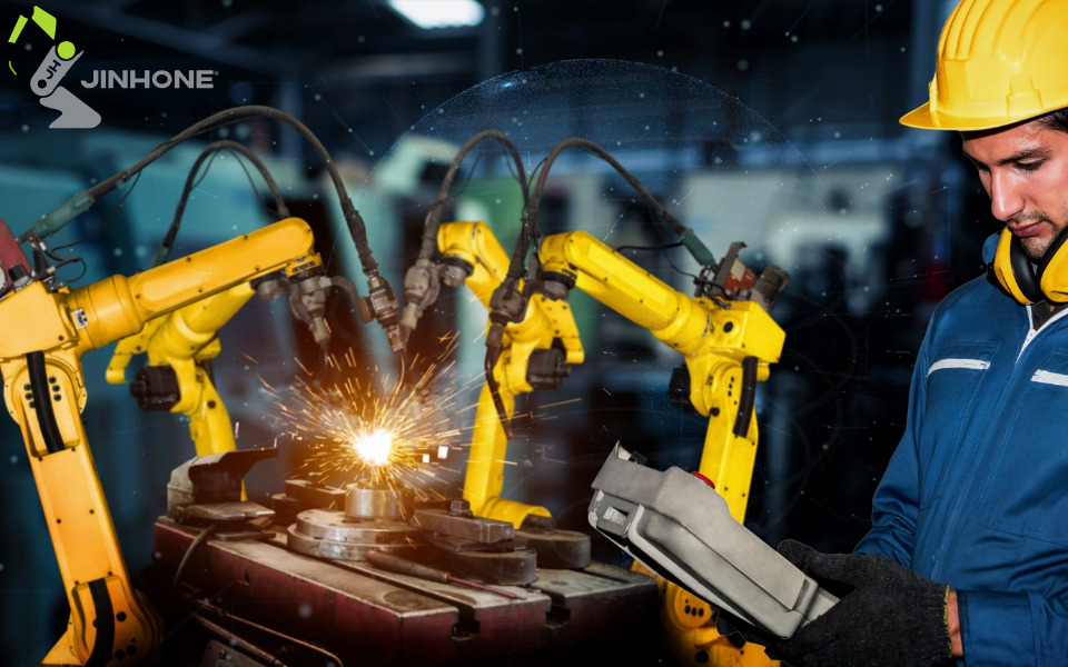 ứng dụng cobot trong hàn và gia công