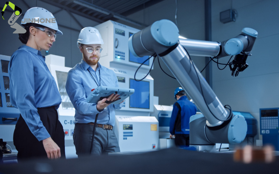cobot kiểm tra chất lượng sản phẩm